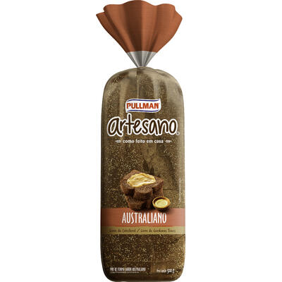 Pão de Forma Australiano Pullman Artesano Pacote 500g