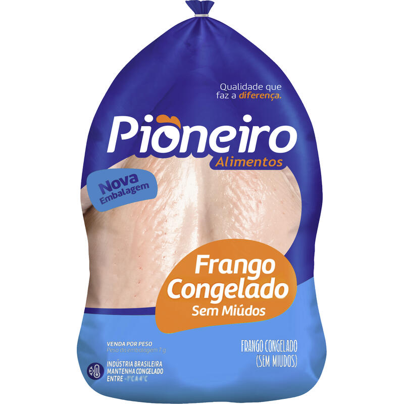 Frango Pioneiro Congelado Preço por quilo na peça