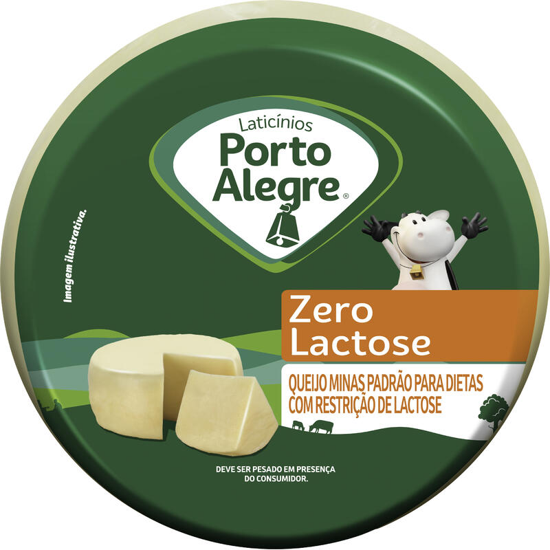 Queijo Minas Padrão Porto Alegre Zero Lactose Preço por quilo na peça