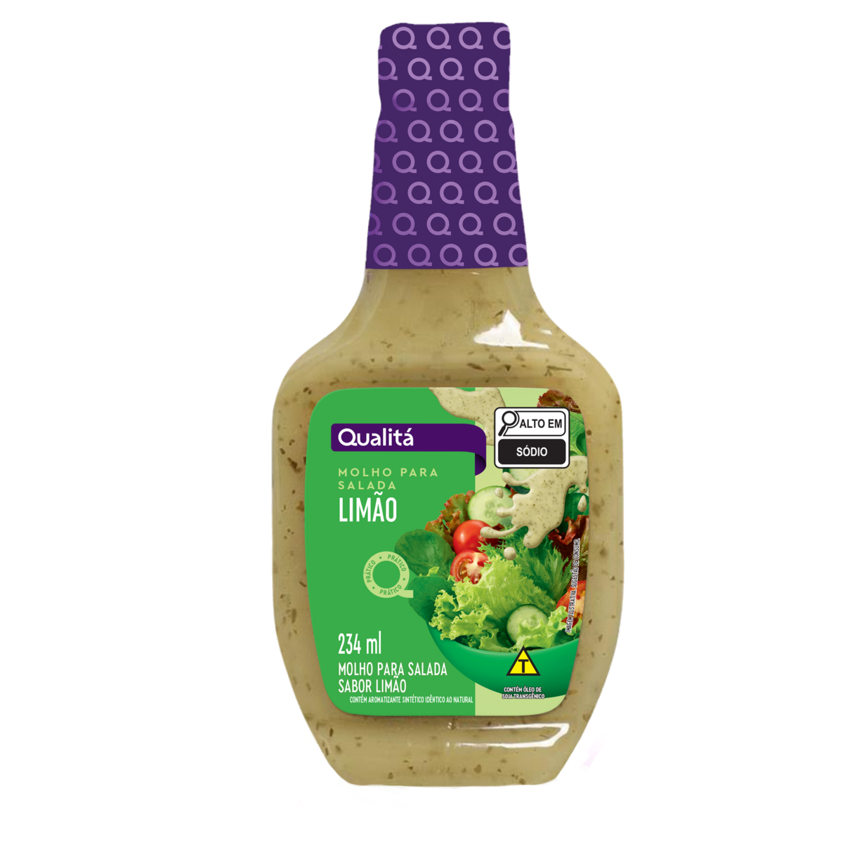 Molho para Salada Limão Qualitá Frasco 234ml