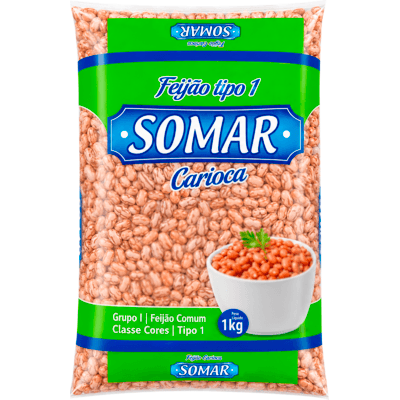 Feijão Carioca Somar Tipo 1 1kg