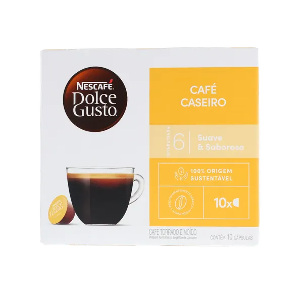 Cápsula Dolce Gusto 80g - Café Caseiro