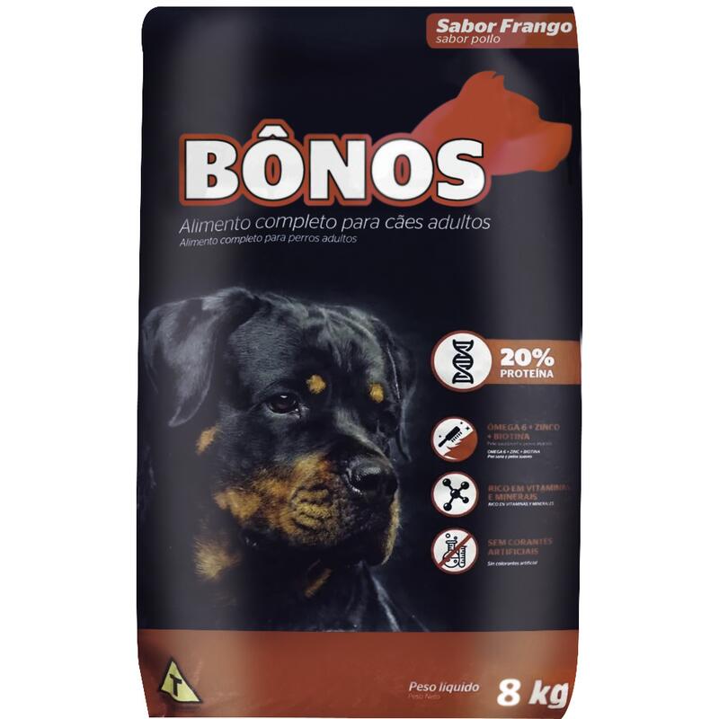 Alimento para Cães Bônos Adulto - Frango 8kg