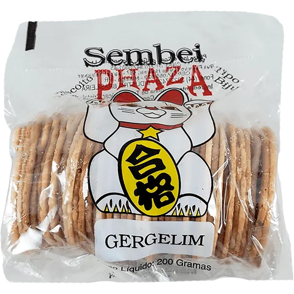 Biscoito Sembei Phaza 200g - Gergelim