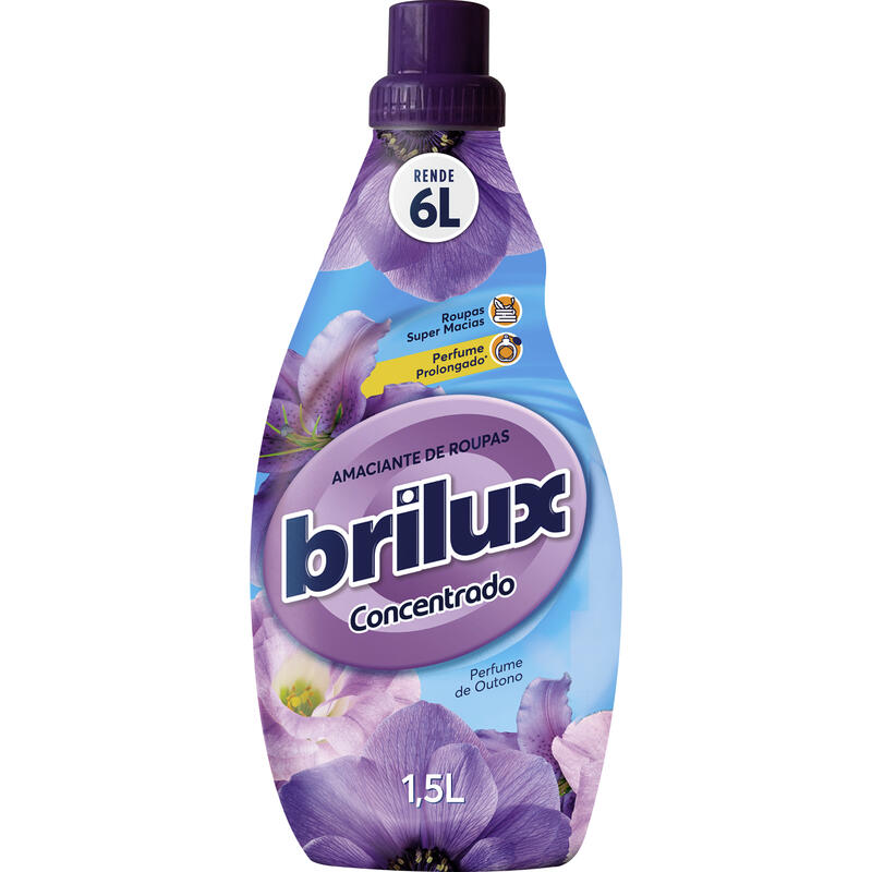 Amaciante de Roupas Concentrado Brilux Outono 1,5L