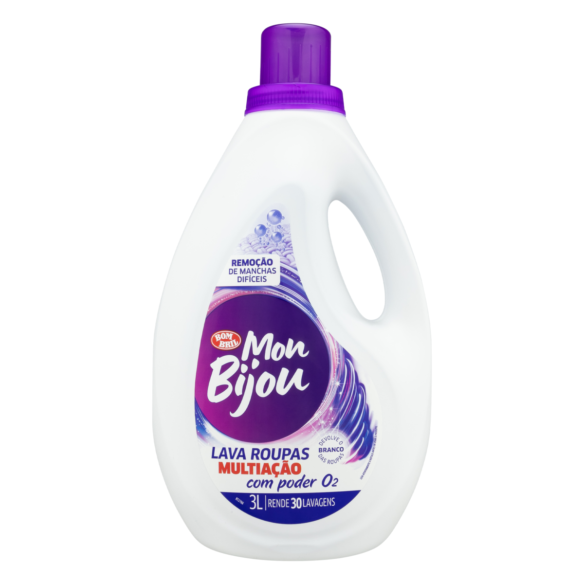 Lava-Roupas Líquido Mon Bijou Multiação Galão 3l