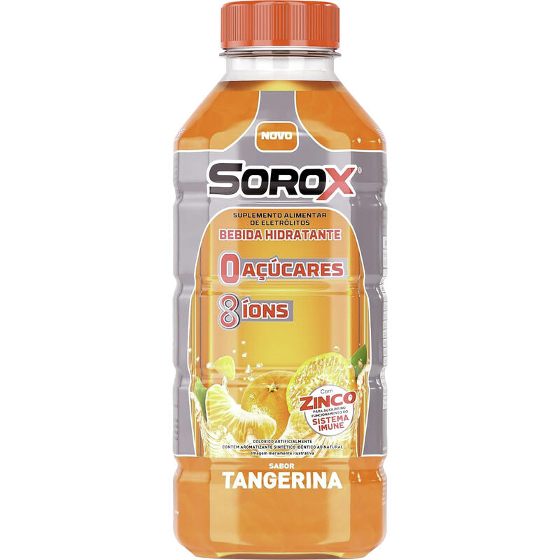 Isotônico Tangerina Zero Açúcar Sorox Garrafa 550ml