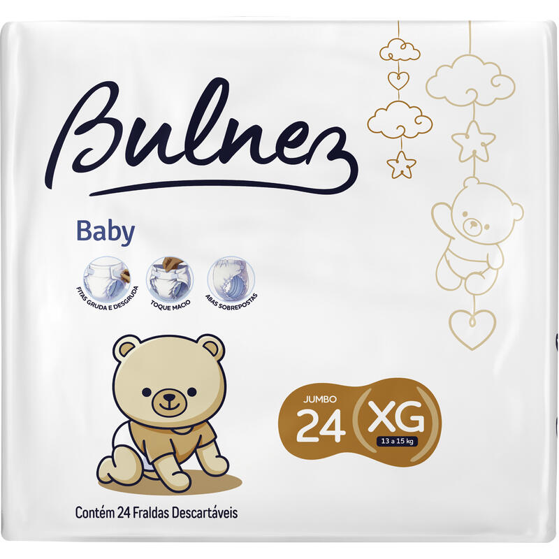 Fralda Descartável Bulnez XG 24 un