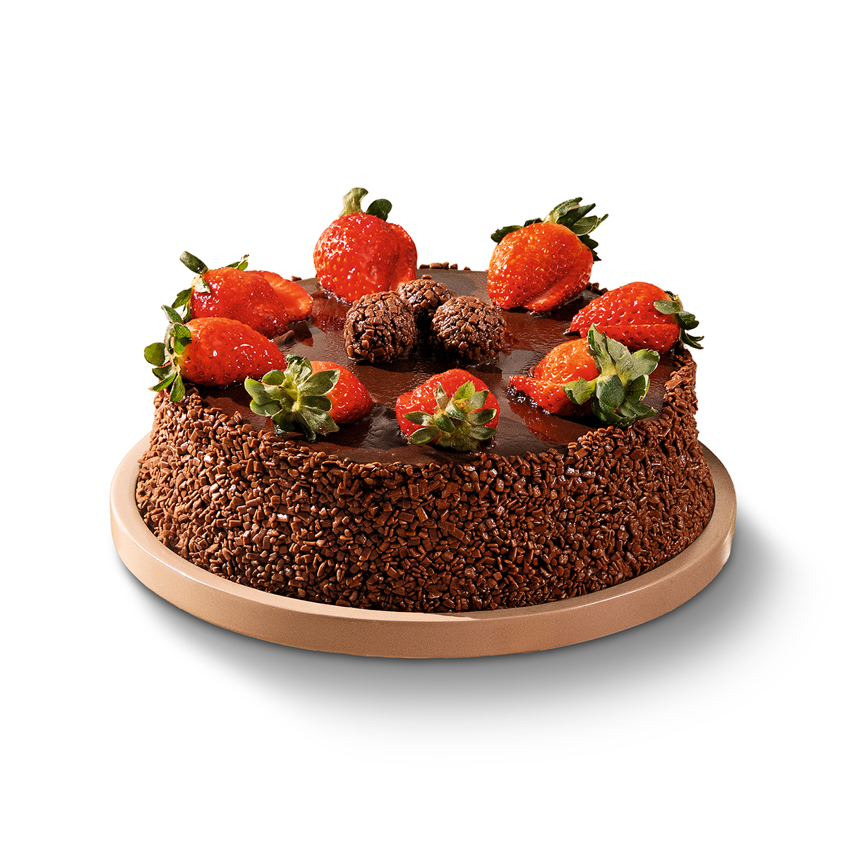 Bolo Brigadeiro de Morango 1,2kg