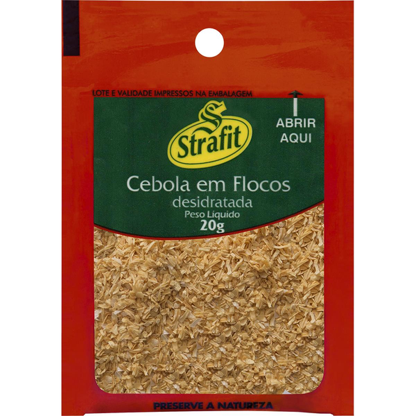 Cebola em Flocos Strafit 20g