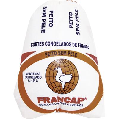 Peito de Frango Francap Cong Preço por quilo no pacote
