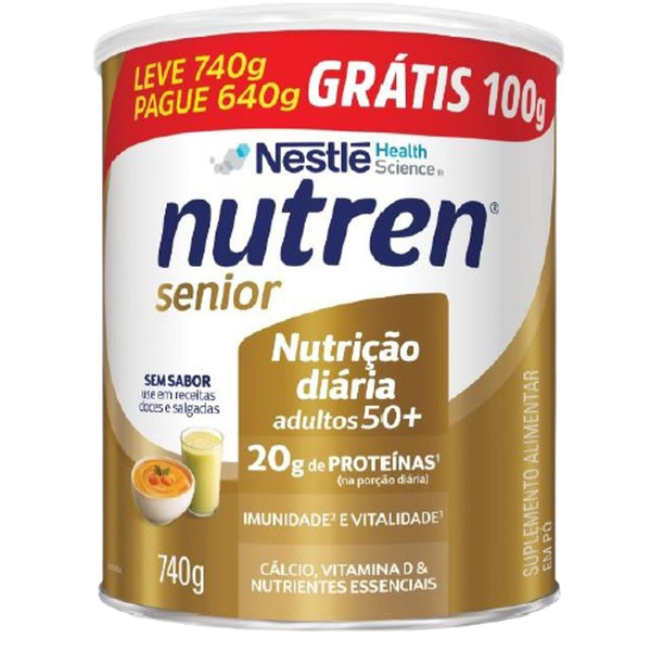 Composto Alimentar Nutren Active Leve 740g, Pague 640g