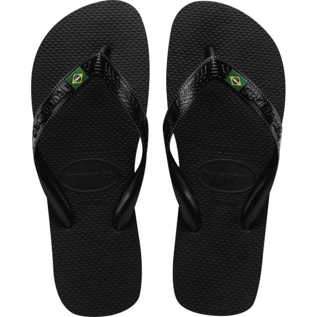 Sandália Brasil Havaianas 37/38 Light Preta Par