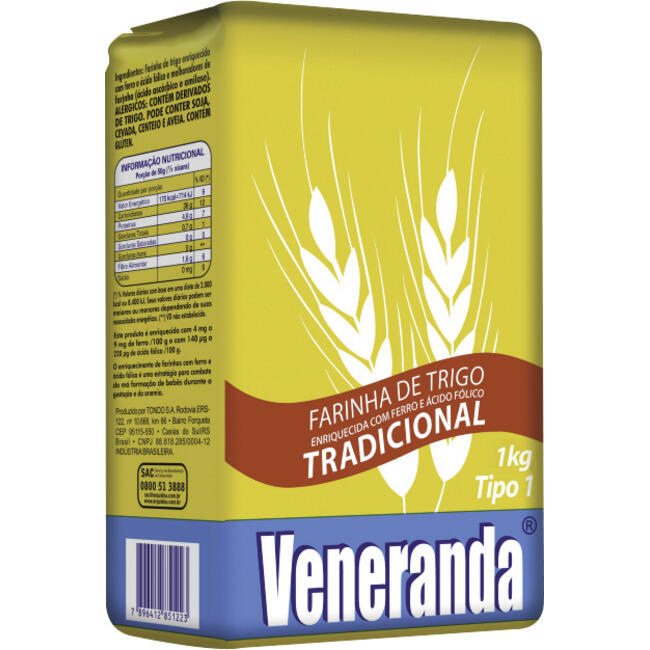 Farinha de Trigo Veneranda Tipo 1 1kg