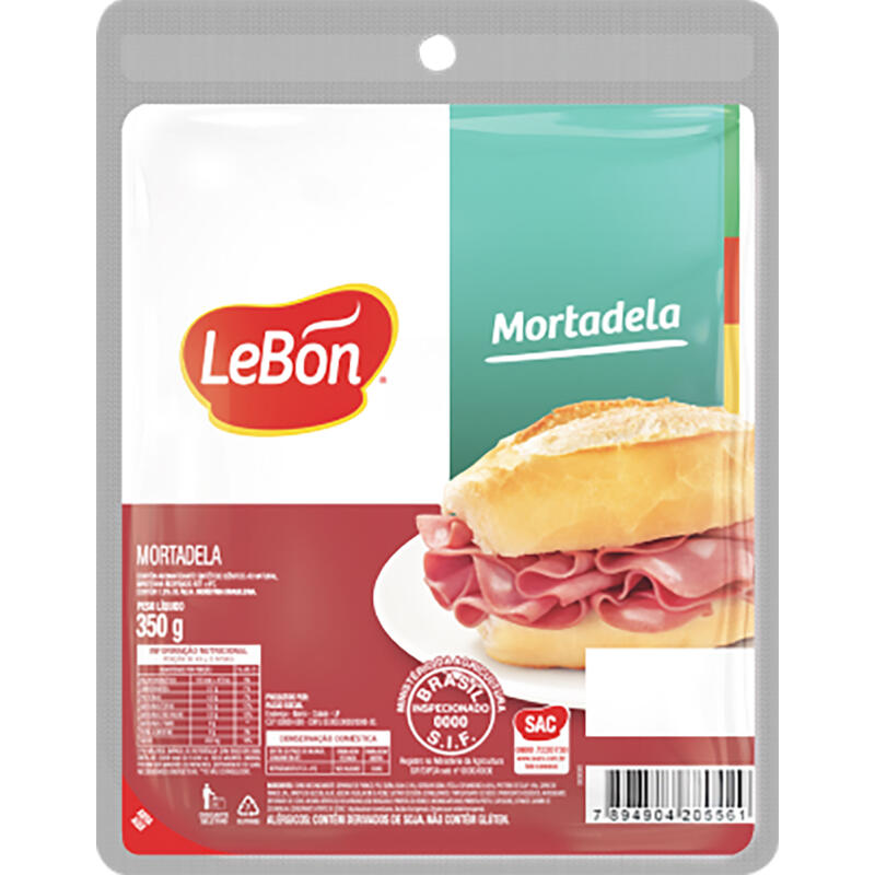 Mortadela Lebon Fatiada 350g