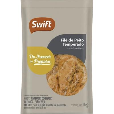 Filé De Peito Temperado SWIFT 1Kg