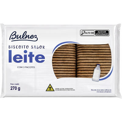 Biscoito Bulnez Leite 270g