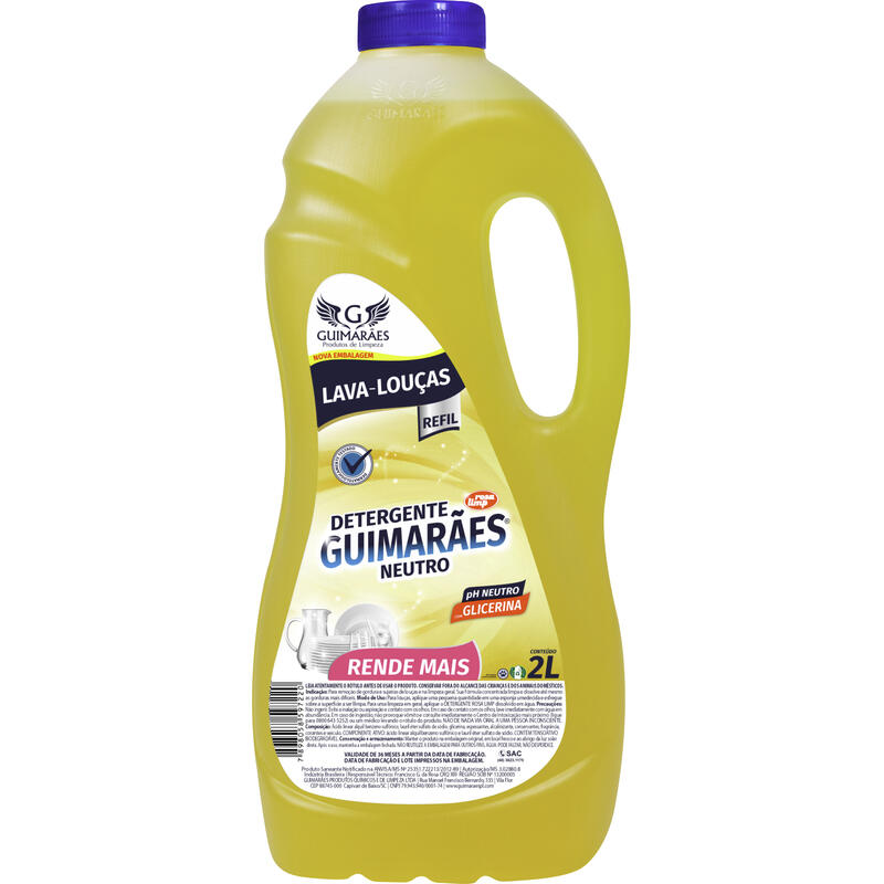 Detergente Líquido Guimarães Neutro 2L