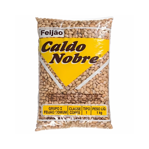 Feijão Carioca Tipo 1 Caldo Nobre Pacote 1kg