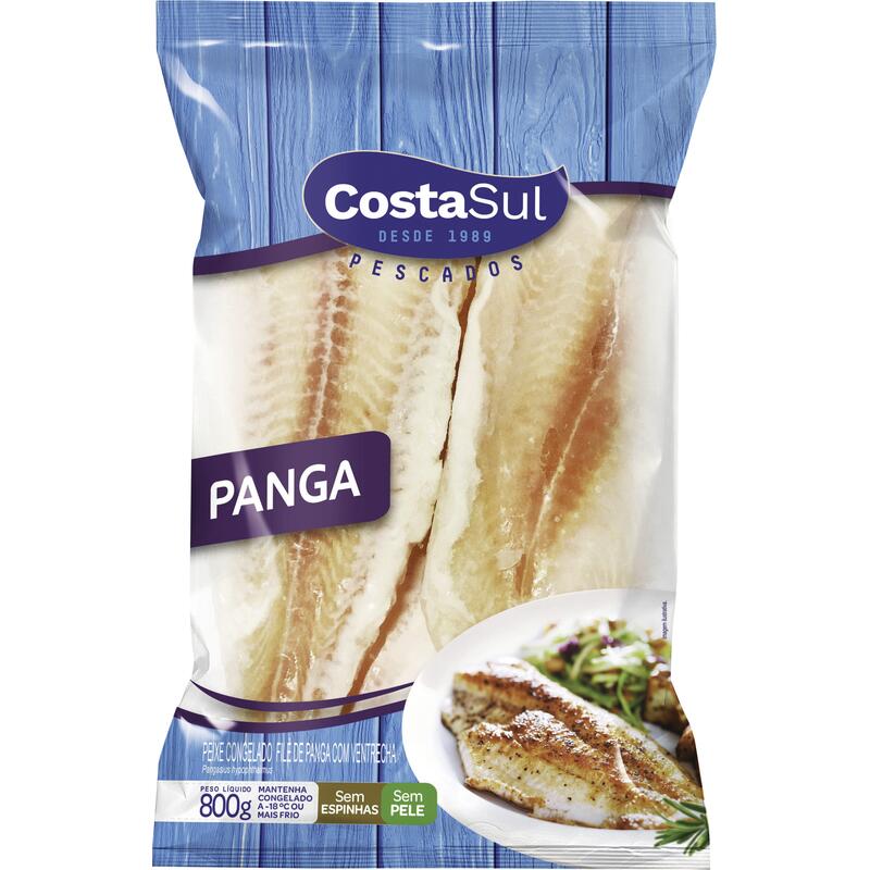 Filé de Peixe Panga Costa Sul Congelado 800g