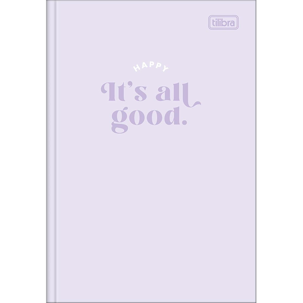 Caderno Brochura Tilibra 80 Folhas - 1/4 - 1 Matéria - Happy - Capa Dura
