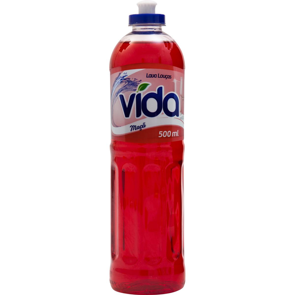 Detergente Líquido Vida 500ml - Maçã