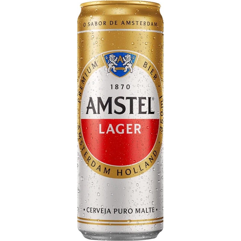 Cerveja Amstel Puro Malte Lata 350ml