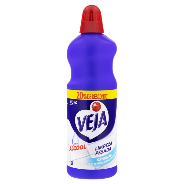Limpador Veja para Limpeza Pesada Original Embalagem Econômica 1L