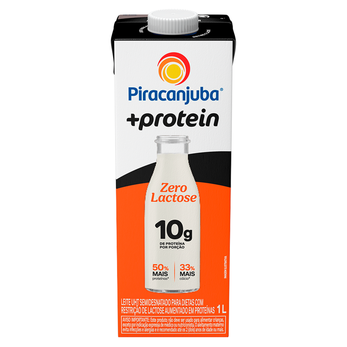 Leite PIRACANJUBA + Protein Zero Lactose 1l