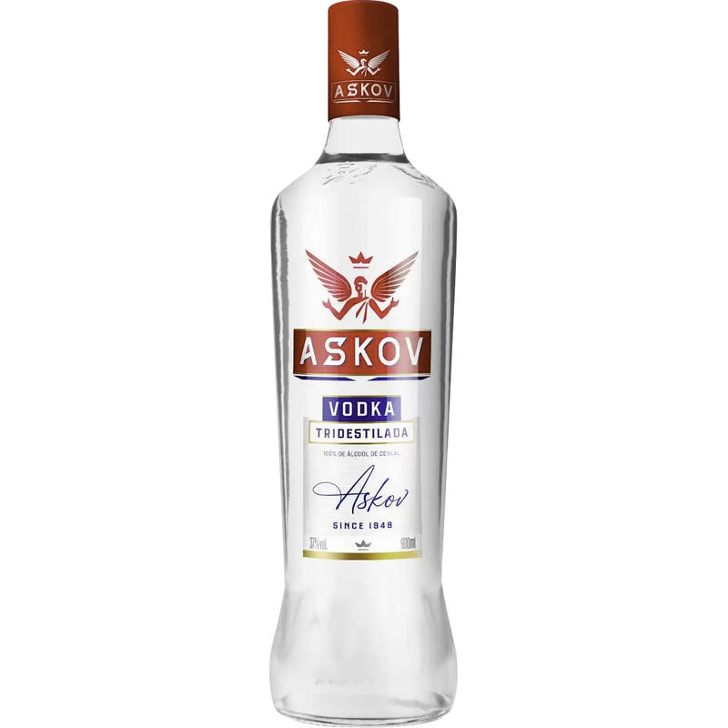 Vodka Premium ASKOV Garrafa 900ml