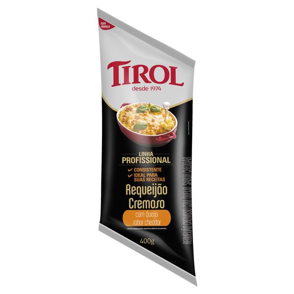 Requeijão TIROL Cheddar Cremoso 400g