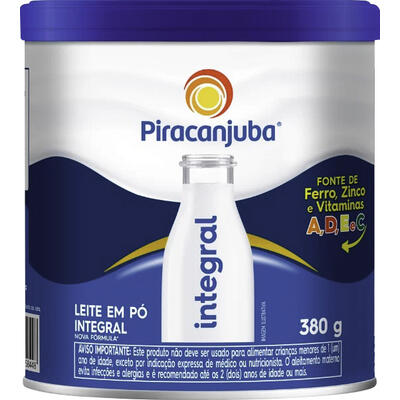 Leite em Pó Piracanjuba Integral 380g