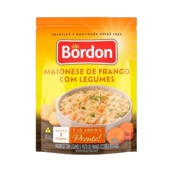 Maionese Bordon 200g - Legumes e Frango