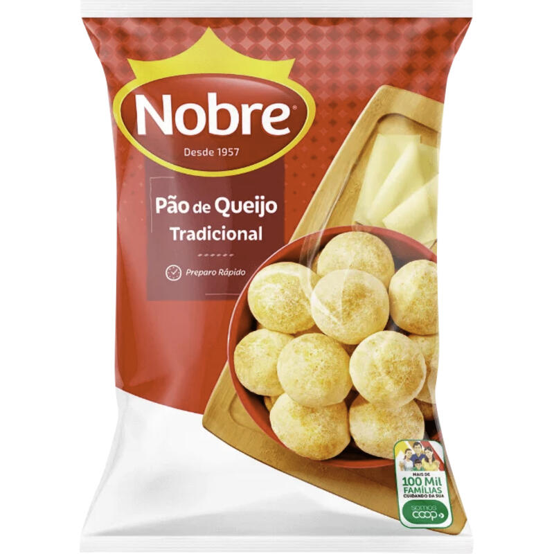 Pão de Queijo Nobre Congelado 900g