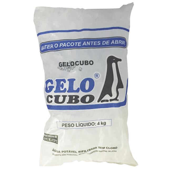 Gelo em Cubos Gelocubo 4kg