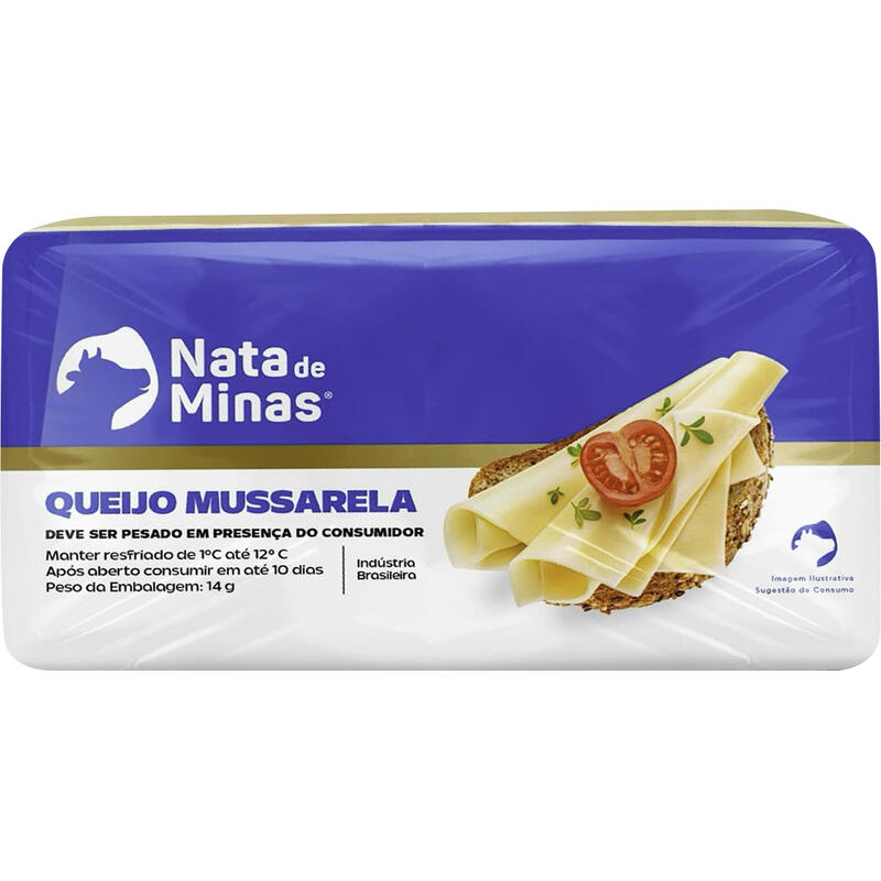 Queijo Mussarela Nata de Minas F4 Preço por quilo na peça