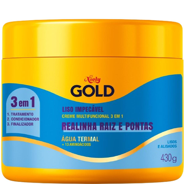 Creme de Tratamento Gold 430g - Liso
