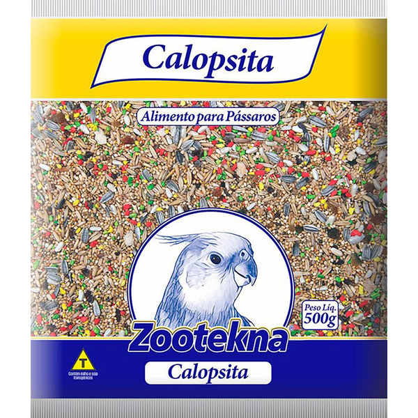 Alimeto para Pássaros Zootekna 500g - Para Calpsita