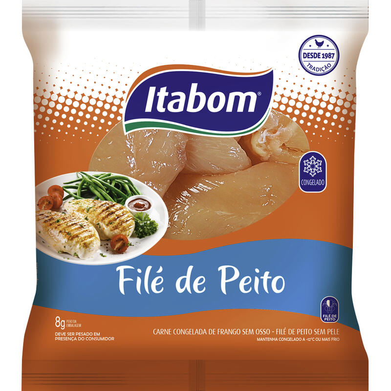 Filé de Peito de Frango Itabom Cong Preço por quilo no pacote