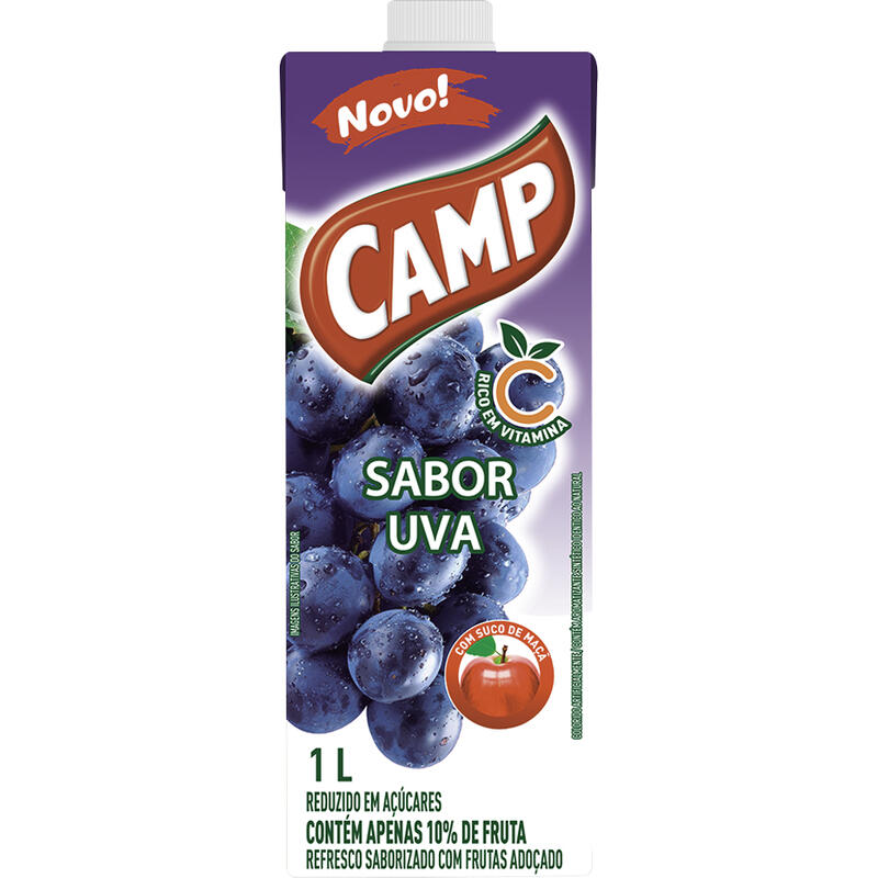 Refresco Líquido Camp Uva 1L