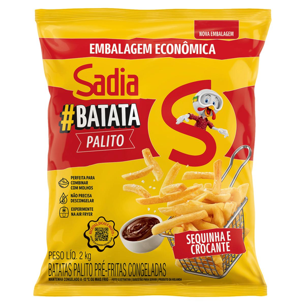 Batata Sadia 2Kg - Palito