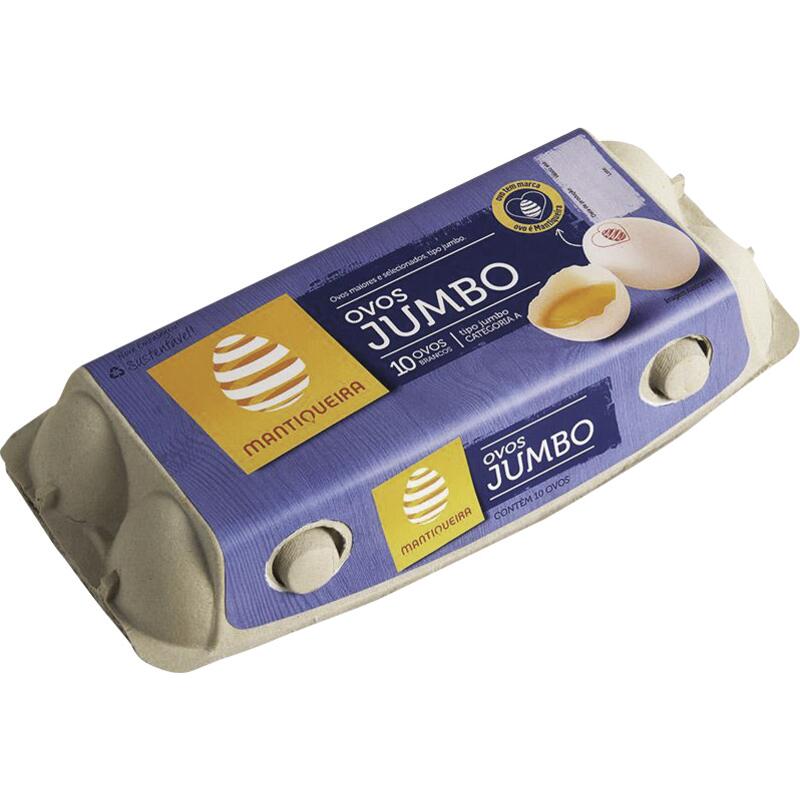 Ovo Branco Mantiqueira Jumbo Polpa 10 un