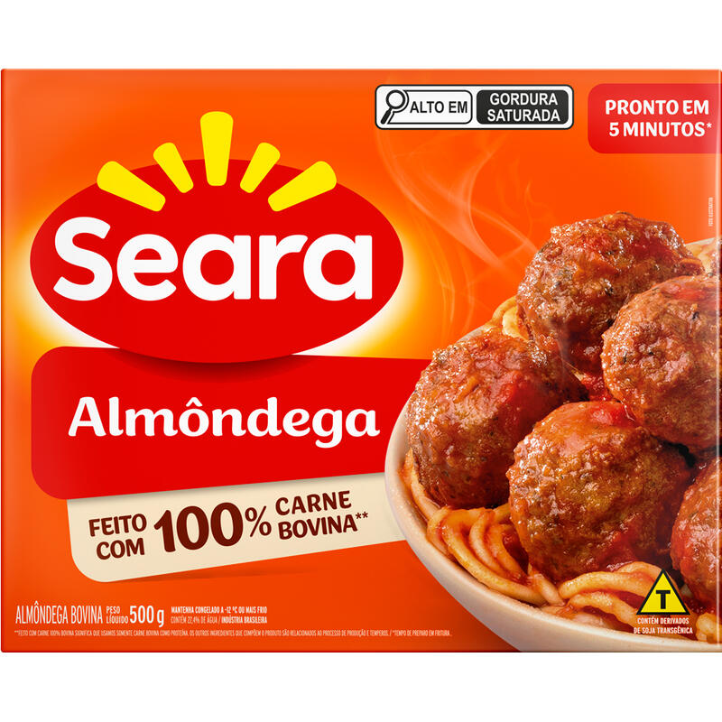 Almôndega Seara 500g
