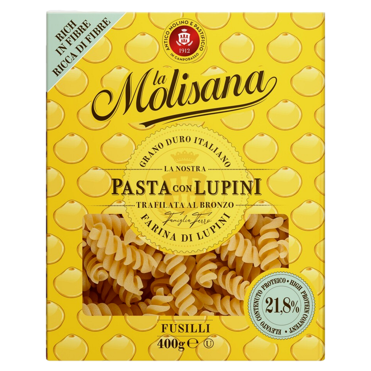 Fusilli High Protein Molisana 400g