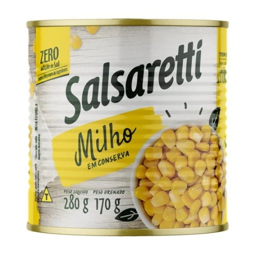 Milho Verde em Conserva Salsaretti Lata 170g