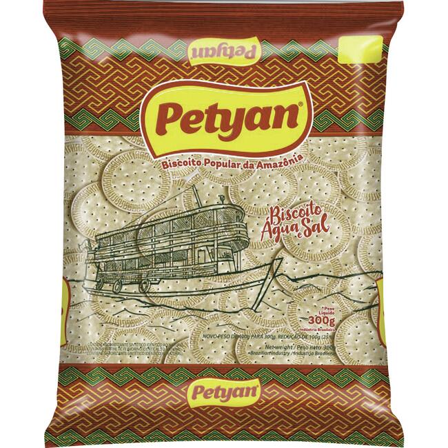 Biscoito Petyan Água e Sal Motor 300g