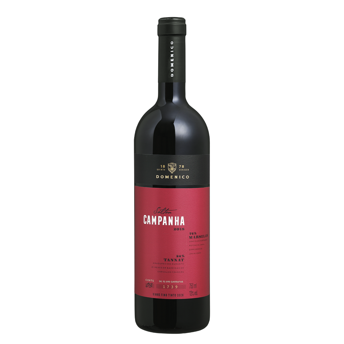 Vinho Tinto Brasileiro SALTON Campanha Marselan Tannat 750ml