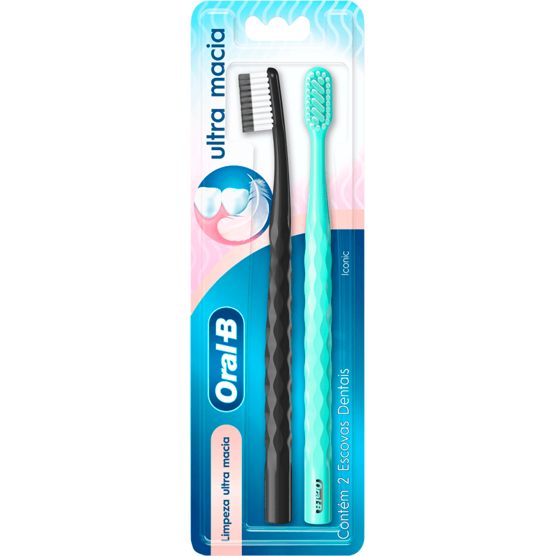 Escova Dental Oral-B Iconic Pack 2 un