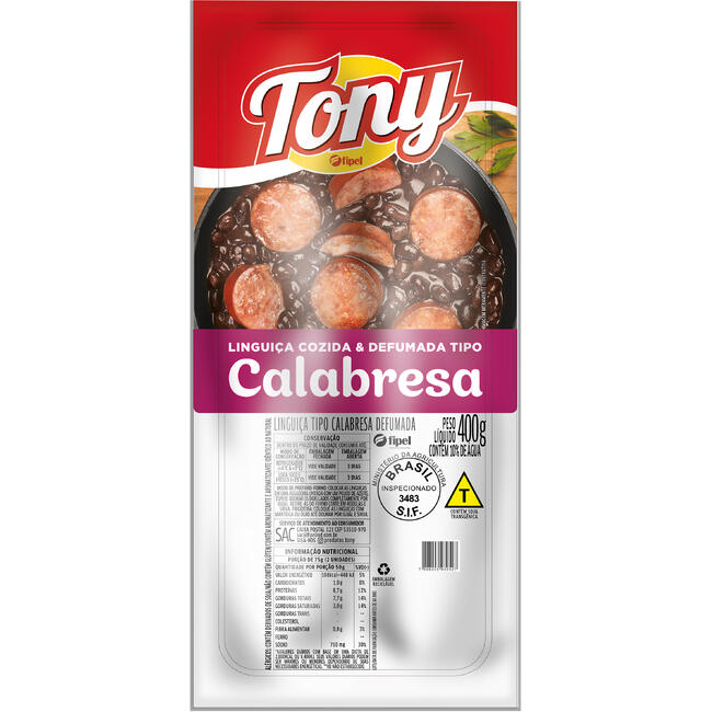 Linguiça Calabresa Tony 400g