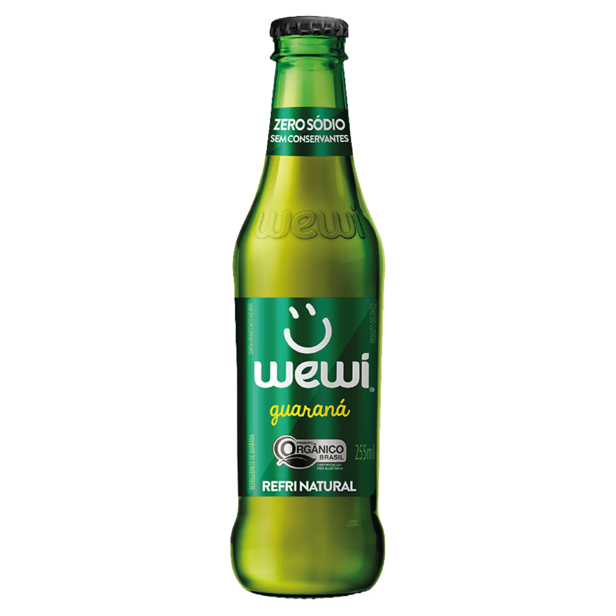 Refrigerante Orgânico WEWI Guaraná Garrafa 255ml